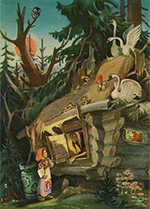 Гуси-лебеди (иллюстрация к русской народной сказке) :: Кузнецов Иван Александрович