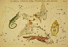 Созвездие Лебедя :: Зеркало Урании, 1824 г