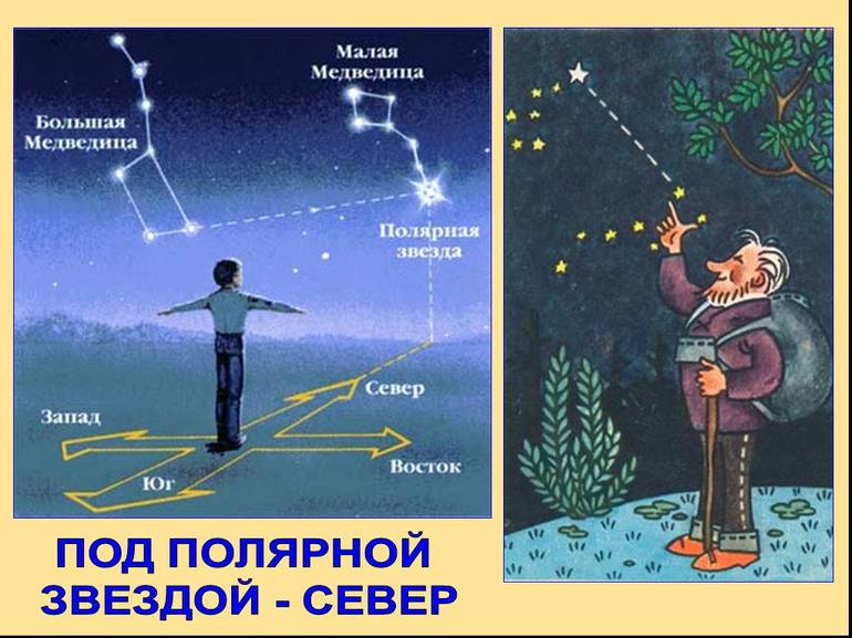как найти на небе полярную звезду