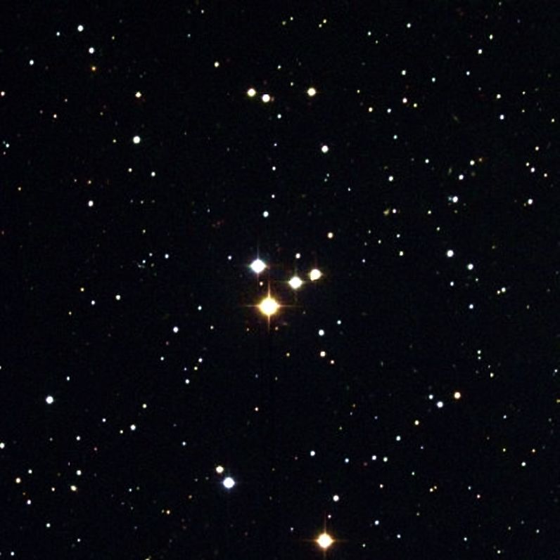 Открытый кластер M73 Открытый кластер M73