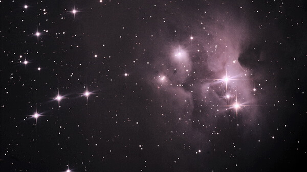Туманность NGC 1973, NGC 1975 и NGC 1977
