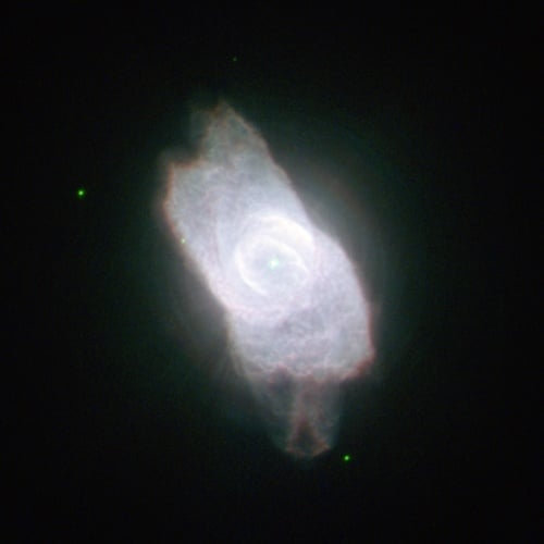 Планетарная туманность NGC 6572 в созвездии Оффиуко, открытая В.Я. Струве